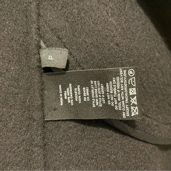 Theory Clairene Black Double-Face Wool-Cashmere Jacket Size P - Picture 4 of 7